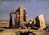 Temple Canvas Paintings - Egyptian Temple